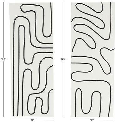 Stella & Eve Wooden Decorative Wall Art 2-Piece Set