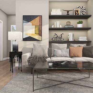 Stella & Eve Framed Color Block Shape Canvas Wall Art