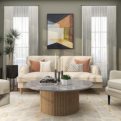 Stella & Eve Framed Color Block Shape Canvas Wall Art