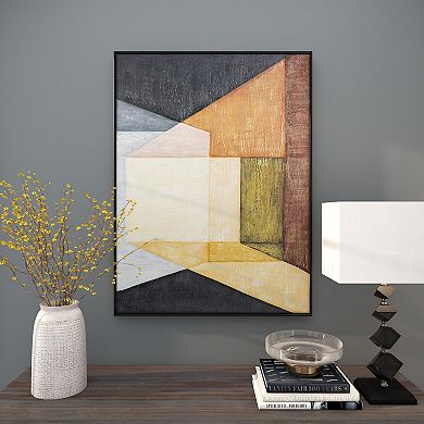 Stella & Eve Framed Color Block Shape Canvas Wall Art