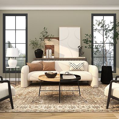 Stella & Eve Abstract Circles Wooden Framed Wall Art