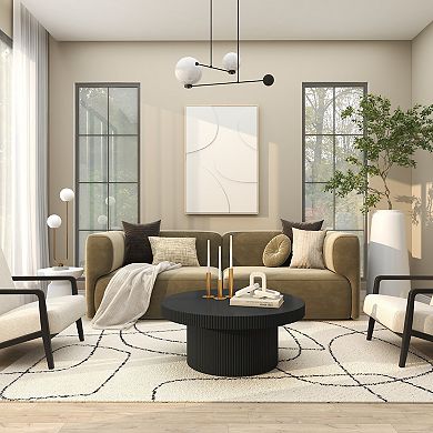 Stella & Eve Abstract Circles Wooden Framed Wall Art