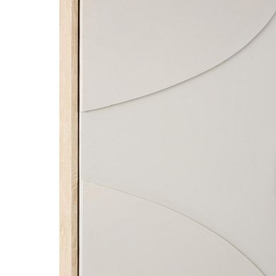 Stella & Eve Abstract Circles Wooden Framed Wall Art