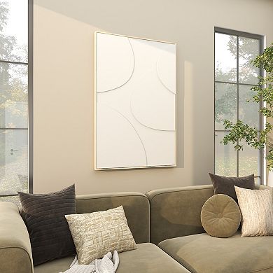 Stella & Eve Abstract Circles Wooden Framed Wall Art