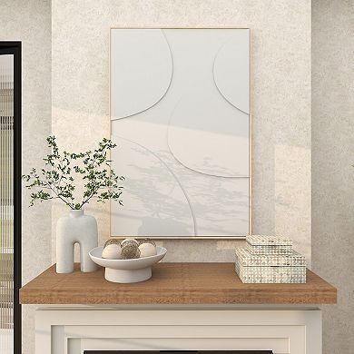 Stella & Eve Abstract Circles Wooden Framed Wall Art