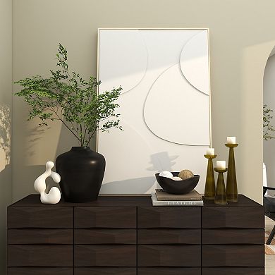 Stella & Eve Abstract Circles Wooden Framed Wall Art