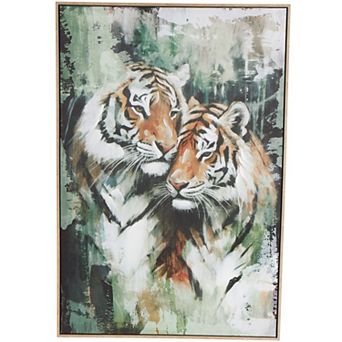 Stella & Eve Framed Canvas Wall Art with Animal Design