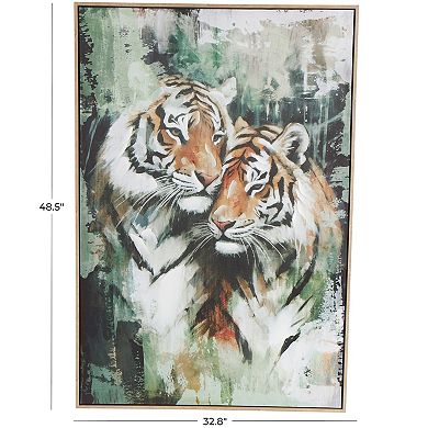 Stella & Eve Framed Canvas Wall Art with Animal Design