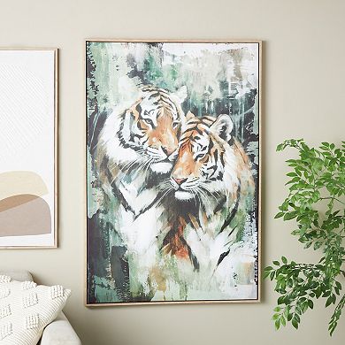 Stella & Eve Framed Canvas Wall Art with Animal Design