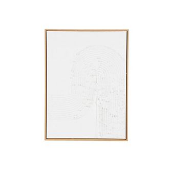 Stella & Eve Textured Waves Framed Canvas Wall Art