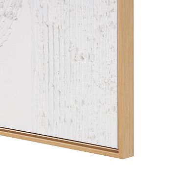 Stella & Eve Textured Waves Framed Canvas Wall Art