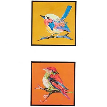 Stella & Eve 3D Textured Framed Wall Art 2 pc Set