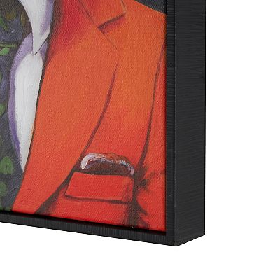 Stella & Eve Monkeys with Cigar & Headphones Framed Wall Art 2-Piece Set