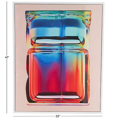 Stella & Eve Framed Canvas Cube Wall Art