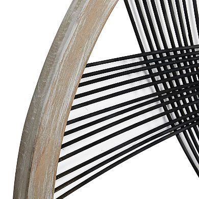 Stella & Eve Wood Woven Wall Decor