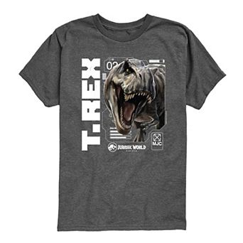 Boys 8-20 Jurassic World Rebirth T-Rex Digital Graphic Tee