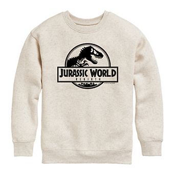 Boys 8-20 Jurassic World Rebirth Logo Crew Fleece Sweatshirt