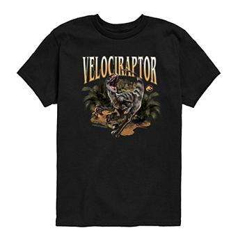 Boys 8-20 Jurassic World Rebirth Velociraptor Graphic Tee