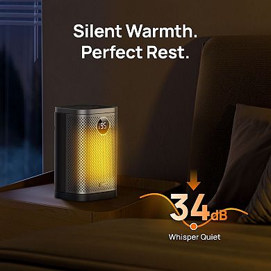 DREO 1500W Space Heater with Remote and Thermostat