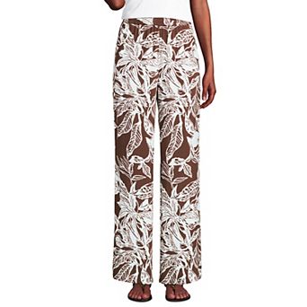 Women's Lands' End High Rise Wide Leg Pants