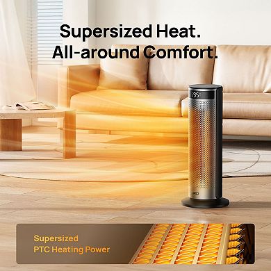 DREO 20 inch Portable PTC Space Heater with Remote