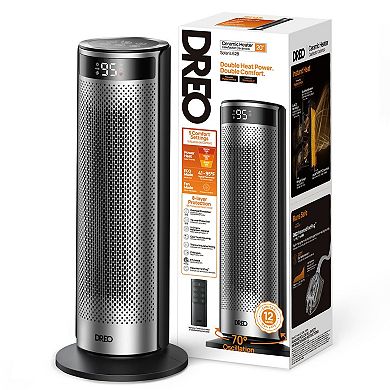 DREO 20 inch Portable PTC Space Heater with Remote