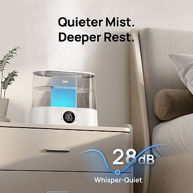 DREO 4L Smart Ultrasonic Humidifier with Filter and Diffuser