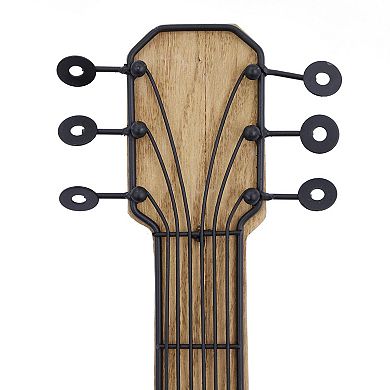 Stella & Eve Guitar Design Wooden Wall Decor