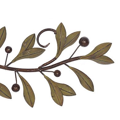 Stella & Eve Metal Leaf Design Wall Decor