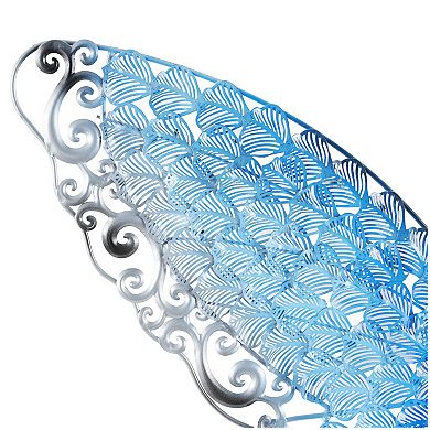 Stella & Eve Metal Cutout Butterfly Wall Decor with Scroll Details