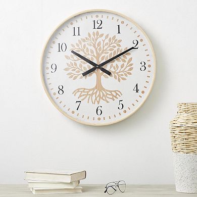 Stella & Eve Wooden Decorative Tree Design Wall Clock