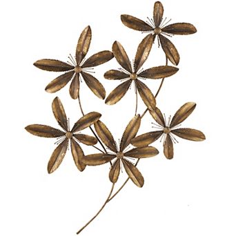 Stella & Eve 3D Metal Flower Wall Decor