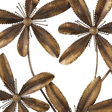 Stella & Eve 3D Metal Flower Wall Decor