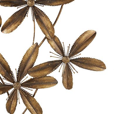 Stella & Eve 3D Metal Flower Wall Decor