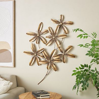 Stella & Eve 3D Metal Flower Wall Decor