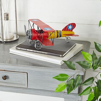 Stella & Eve Airplane Metal Wall Decor
