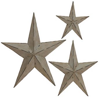 Stella & Eve Metal Star Wall Decor Set of 3