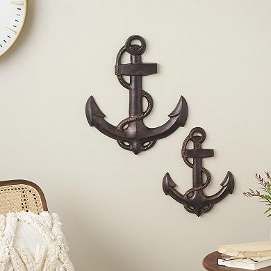 Stella & Eve 2-pc. Metal Curved Rope Anchor Wall Decor Set