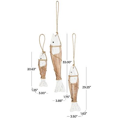 Stella & Eve 3-Pc. Fish Wall Decor Set