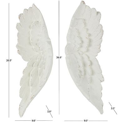 Stella & Eve 2-pc. Carved Wings Wall Decor