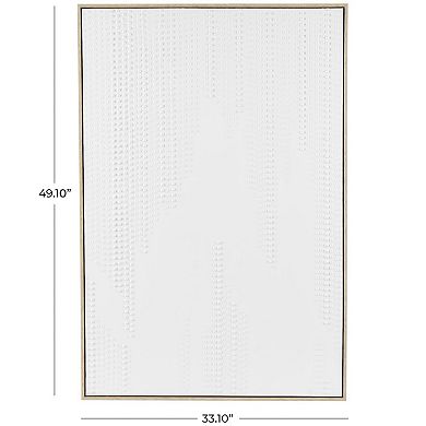 Stella & Eve Dimensional Dot Wall Decor with Wooden Frame