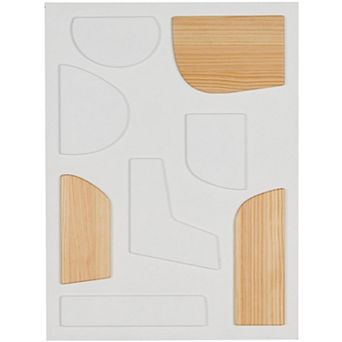 Stella & Eve Dimensional Art Deco Shapes Wall Decor