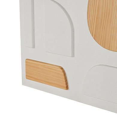 Stella & Eve Wood Dimensional Art Deco Wall Decor