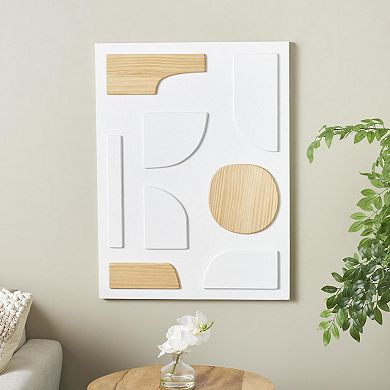 Stella & Eve Wood Dimensional Art Deco Wall Decor