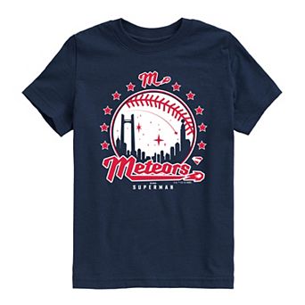 Boys 8-20 DC Comics Meteors Baseball Graphic Tee
