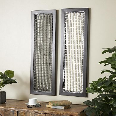 Stella & Eve 2-pc. Handmade Woven Mango Wood Wall Decor