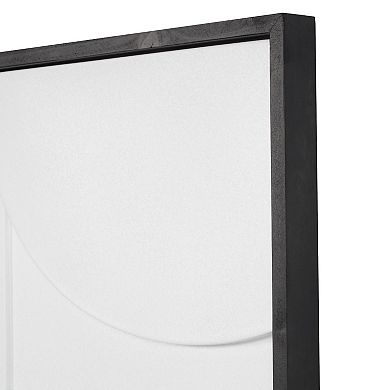 Stella & Eve Abstract Design Wood Framed Wall Decor