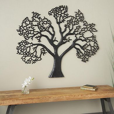 Stella & Eve Large Textured Tree Metal Wall Decor