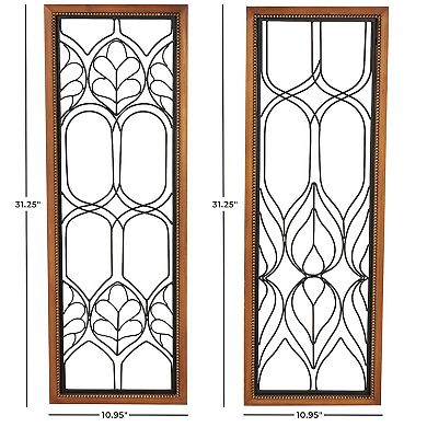 Stella & Eve 2-pc. Metal Wire Cutout with Beaded Accents Wall Decor Set