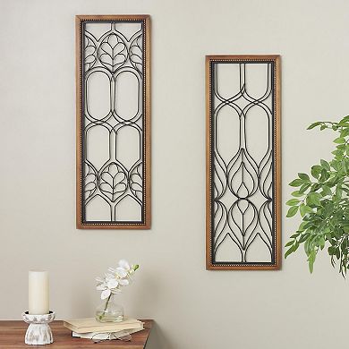 Stella & Eve 2-pc. Metal Wire Cutout with Beaded Accents Wall Decor Set
